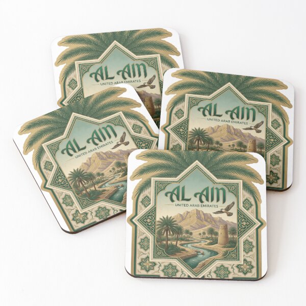 Item preview, Al Ain Oasis Travel Sticker designed and sold by Imaginarium of Chaos falcon88 .