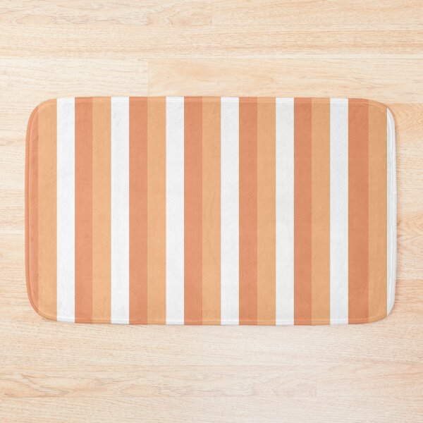 Item preview, Vertical orange and white stripes designed and sold by Obelis.