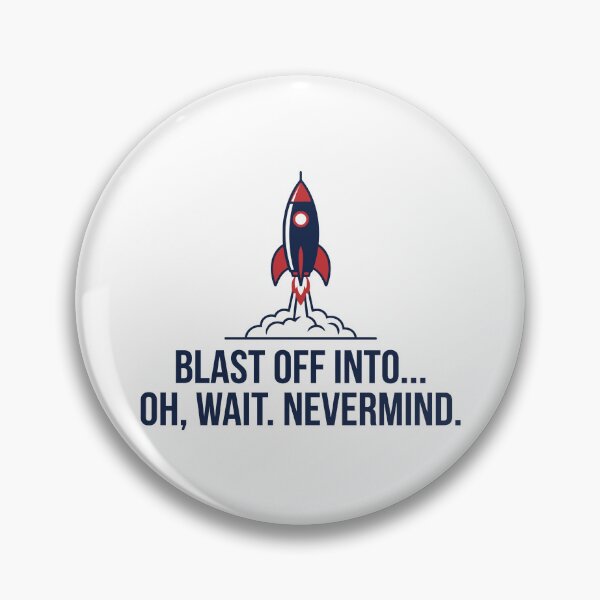 Item preview, Blast Off Rocket Space Launch Funny Procrastination Lazy Humorous designed and sold by Amir Faysal.