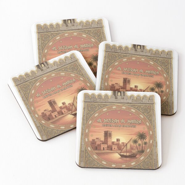 Item preview, Al Jazirah Al Hamra Heritage Sticker designed and sold by Imaginarium of Chaos falcon88 .