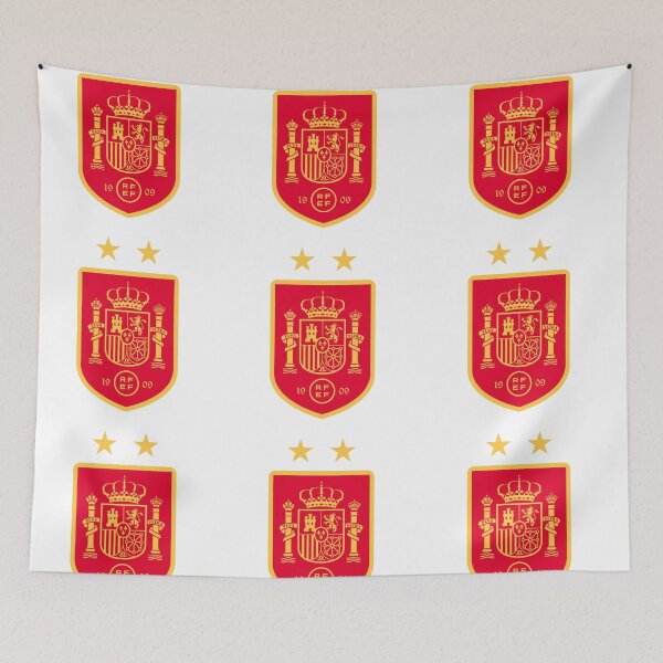 Item preview, SPAIN NATIONAL FOOTBALL TEAM | Two Stars  designed and sold by JJNameArt.