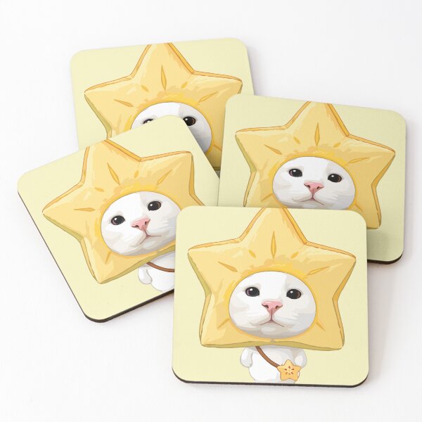 Item preview, Cute Star Fruit Cat - Adorable Kitten in Fruit Costume Kawaii Art designed and sold by arfindo-indra.