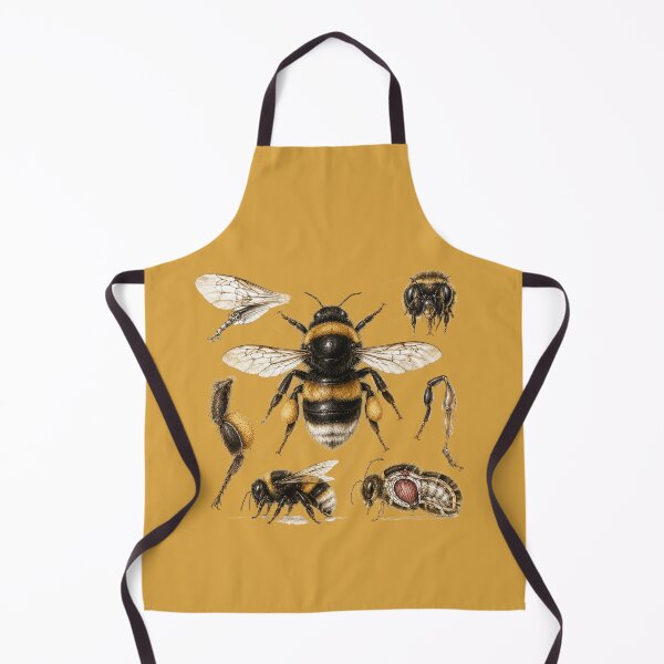 Item preview, Vintage Bumblebee Anatomy Print – Antique Scientific Insect Illustration Art designed and sold by MagicMakerPh.