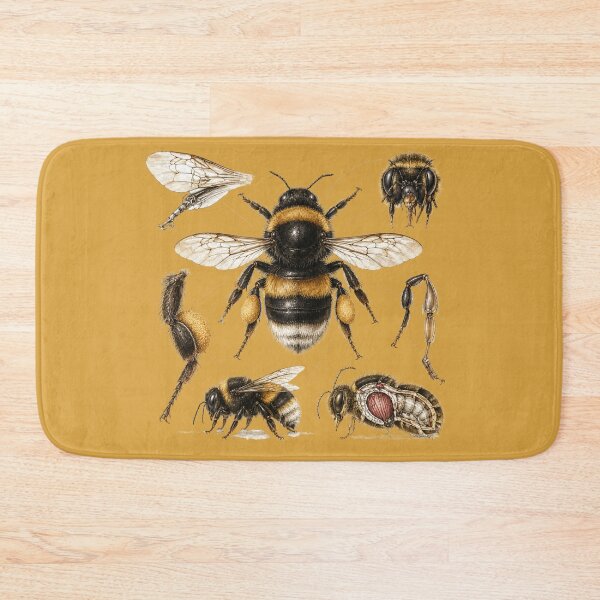 Item preview, Vintage Bumblebee Anatomy Print – Antique Scientific Insect Illustration Art designed and sold by MagicMakerPh.