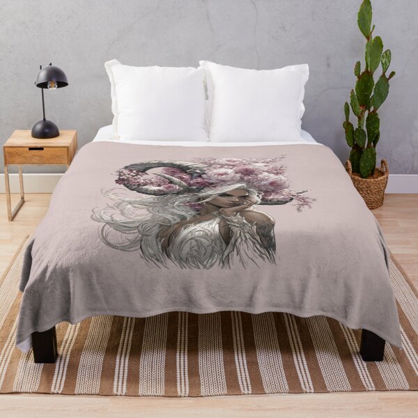 Item preview, Blush Blossom Queen | Floral Fantasy Portrait designed and sold by MythicMood.