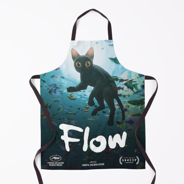 Item preview, flow movie black cat in the ocean with capybara friend on a sailboat 2024 indie animeted movie designed and sold by Chardo55.