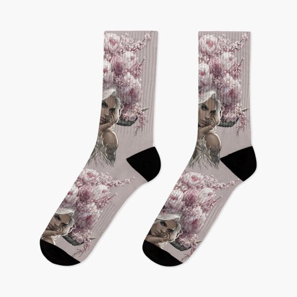 Item preview, Blush Blossom Queen | Floral Fantasy Portrait designed and sold by MythicMood.