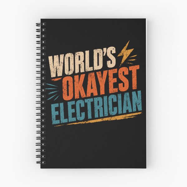 Item preview, World's Okayest Electrician Funny Electrical Worker Sarcasm Humor designed and sold by SkeletonsDanger.