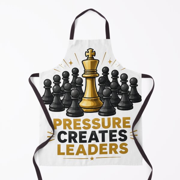 Item preview, Pressure Creates Leaders Chess Sticker designed and sold by Pixel & Chaos.