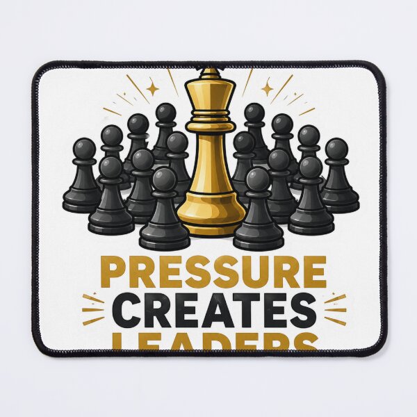 Item preview, Pressure Creates Leaders Chess Sticker designed and sold by Pixel & Chaos.