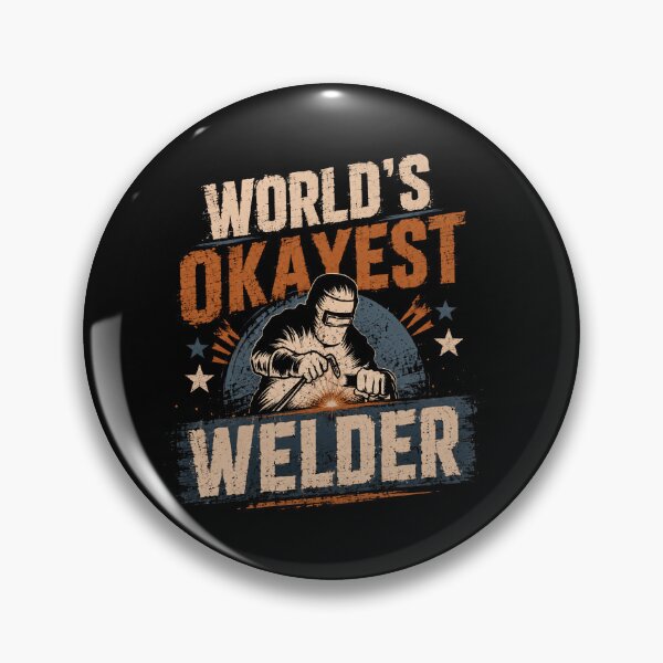 Item preview, World's Okayest Welder Funny Tradesman Gift designed and sold by SkeletonsDanger.