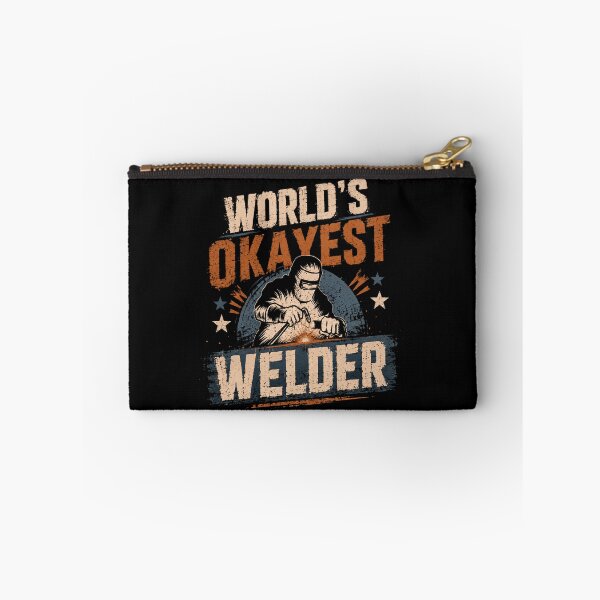 Item preview, World's Okayest Welder Funny Tradesman Gift designed and sold by SkeletonsDanger.