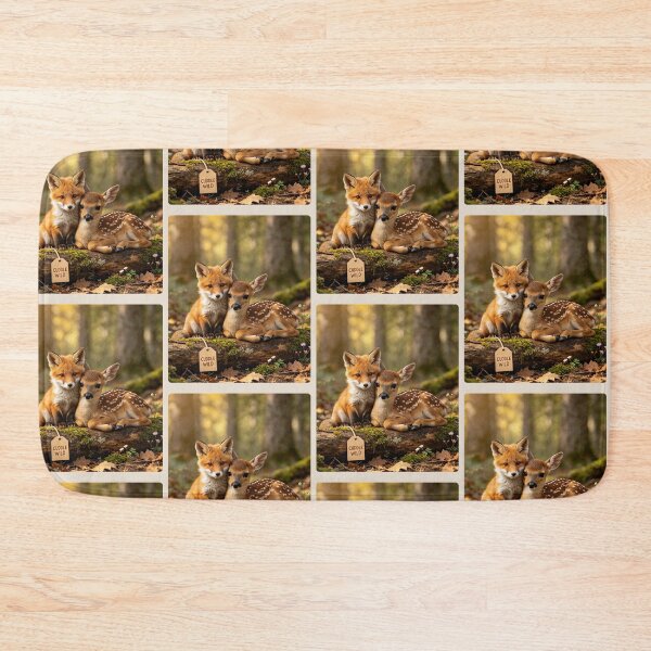 Item preview, Baby Fox Fawn Cuddle Wild Forest Animals designed and sold by BagFactoryUK.