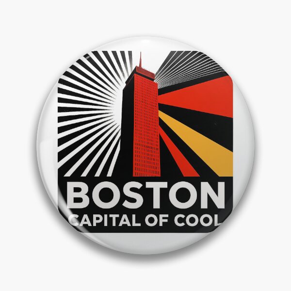 Item preview, Boston Massachusetts Travel Souvenir - Zakim Bridge & Historic Skyline Art designed and sold by OzzFrequency.