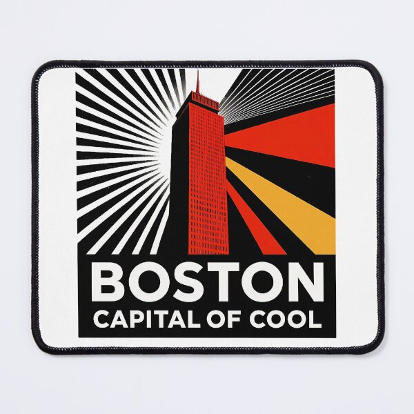 Item preview, Boston Massachusetts Travel Souvenir - Zakim Bridge & Historic Skyline Art designed and sold by OzzFrequency.