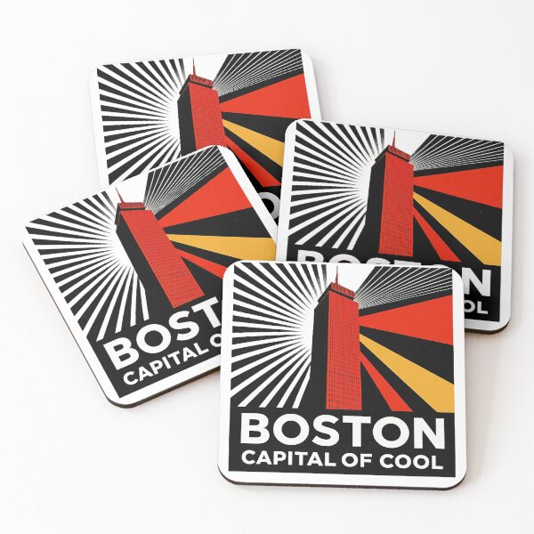 Item preview, Boston Massachusetts Travel Souvenir - Zakim Bridge & Historic Skyline Art designed and sold by OzzFrequency.