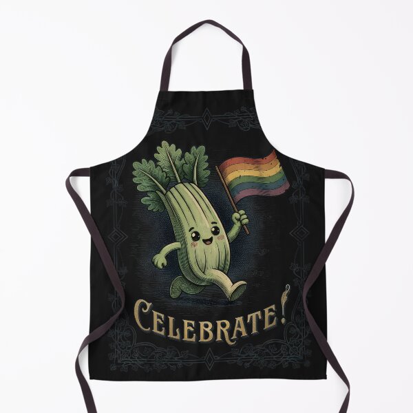 Item preview, Fun Celeriac Pride Celebration Veggie Design designed and sold by MarksgnrlSomara.
