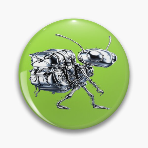 Item preview, Explorer Ant - 3D Metallic Insect with Backpack designed and sold by RAYBIL.