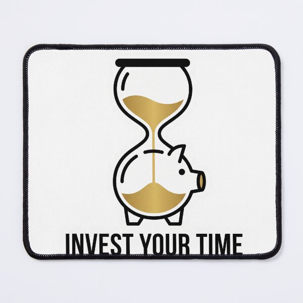 Item preview, Invest Your Time Motivation Sticker designed and sold by Pixel & Chaos.