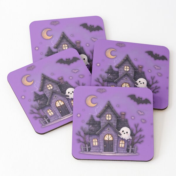 Item preview, Cute Haunted House Spooky Ghost Halloween designed and sold by Soluna Studio.