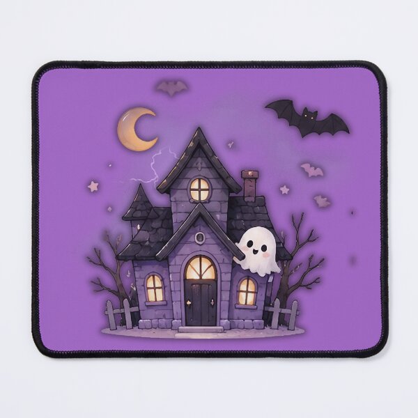 Item preview, Cute Haunted House Spooky Ghost Halloween designed and sold by Soluna Studio.
