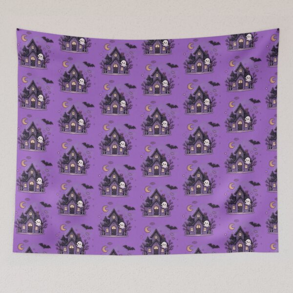 Item preview, Cute Haunted House Spooky Ghost Halloween designed and sold by Soluna Studio.
