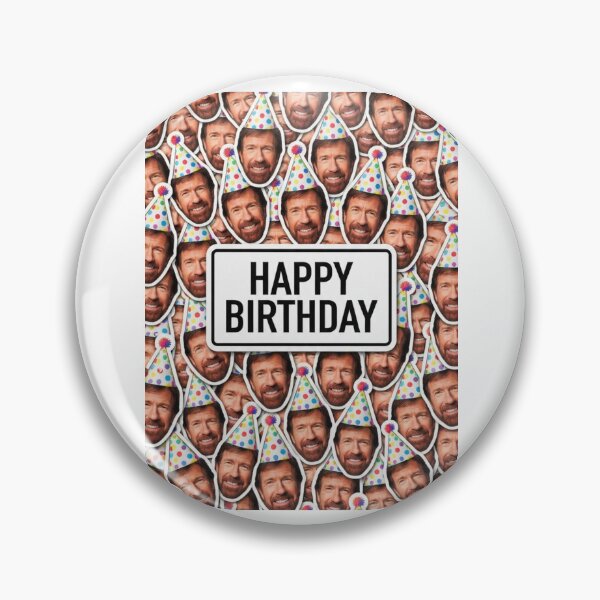 Item preview, Chuck norris birthday cutout funny prank meme gift weird designed and sold by CheeseBlueprint.