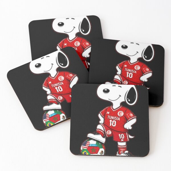 Item preview, Worldcup 2026 Tunisia Team Funny Snoopy Soccer Pla designed and sold by Sharma-Jay-Art.