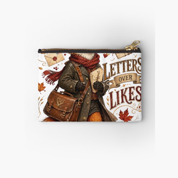 Item preview, Letters Over Likes Vintage Fox Postman Autumn Cottagecore designed and sold by BartArtPhoto.
