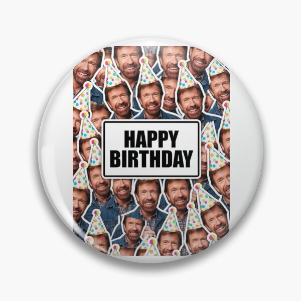 Item preview, Chuck norris birthday cutout funny prank meme gift weird designed and sold by CheeseBlueprint.
