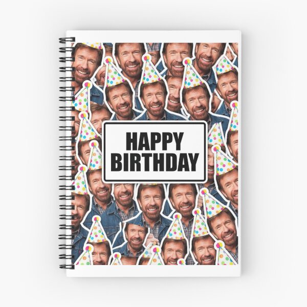 Item preview, Chuck norris birthday cutout funny prank meme gift weird designed and sold by CheeseBlueprint.