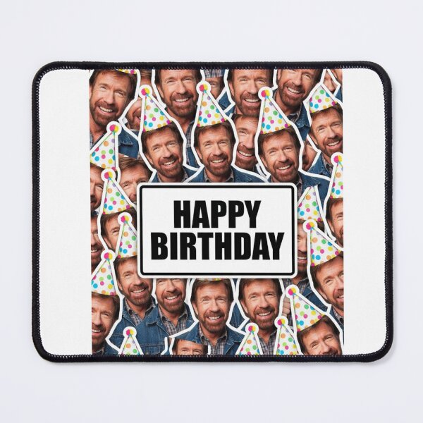 Item preview, Chuck norris birthday cutout funny prank meme gift weird designed and sold by CheeseBlueprint.