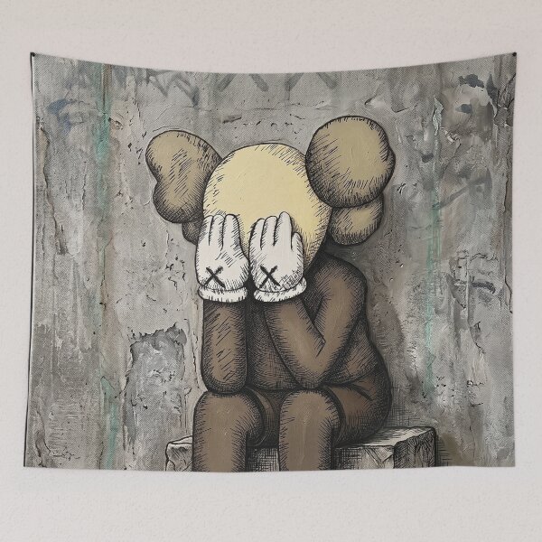 Item preview, Urban Solitude – Melancholic Street Art Character designed and sold by Artdavesalzburg.