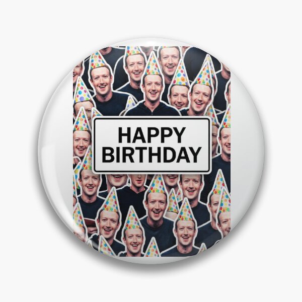 Item preview, Mark zuckerberg birthday cutout funny prank meme gift weird designed and sold by CheeseBlueprint.