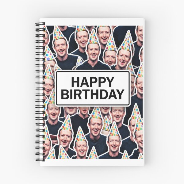 Item preview, Mark zuckerberg birthday cutout funny prank meme gift weird designed and sold by CheeseBlueprint.