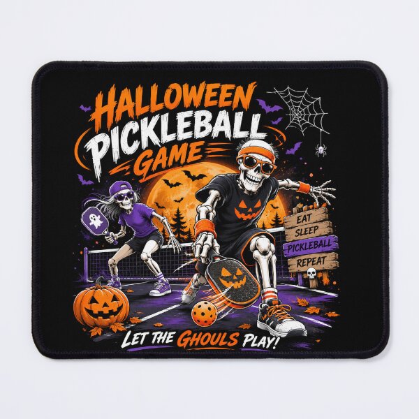 Item preview, Halloween Pickleball Skeletons Funny Design – Spooky Pickleball Player T-Shirt Let The Ghouls Play designed and sold by Artimax-Studio.