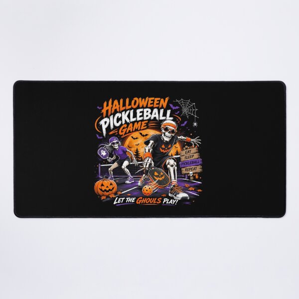 Item preview, Halloween Pickleball Skeletons Funny Design – Spooky Pickleball Player T-Shirt Let The Ghouls Play designed and sold by Artimax-Studio.