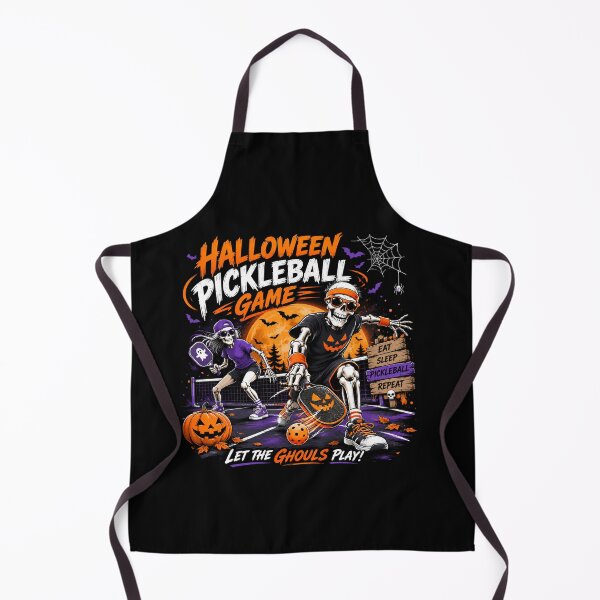 Item preview, Halloween Pickleball Skeletons Funny Design – Spooky Pickleball Player T-Shirt Let The Ghouls Play designed and sold by Artimax-Studio.
