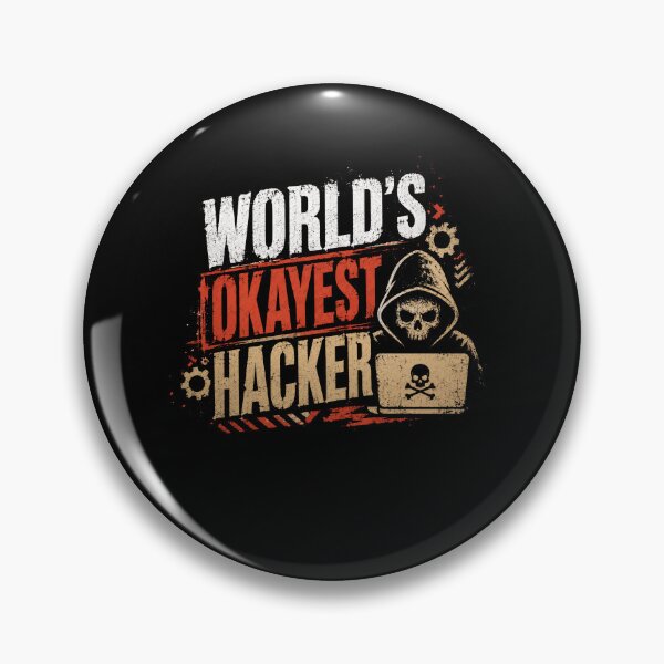 Item preview, World's Okayest Hacker Programmer Tech Professional designed and sold by SkeletonsDanger.