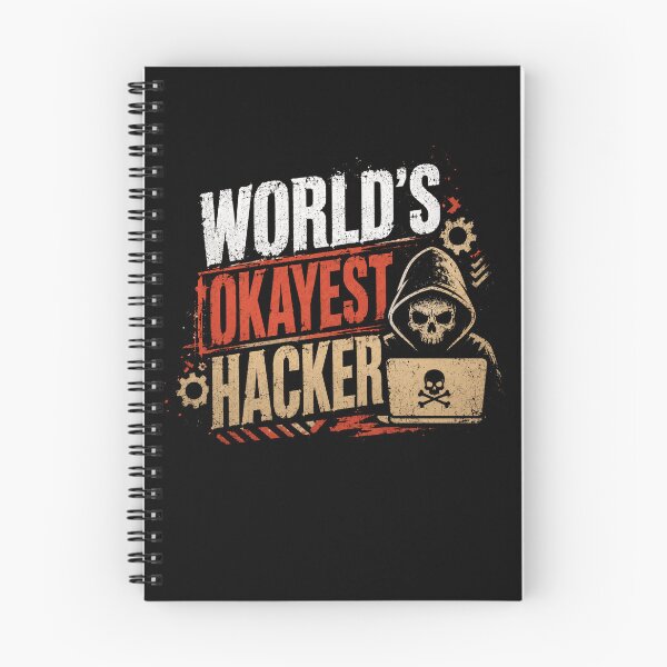 Item preview, World's Okayest Hacker Programmer Tech Professional designed and sold by SkeletonsDanger.