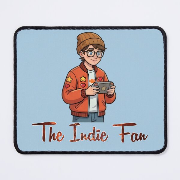 Item preview, The Indie Fan Gamer | Indie Game Lover | Cozy Gaming & Pixel Art T-Shirt Design designed and sold by Bhaskar Digital Art.