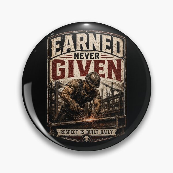 Item preview, Earned Never Given - Vintage Blue Collar Motivation Shirt designed and sold by DomKo10.