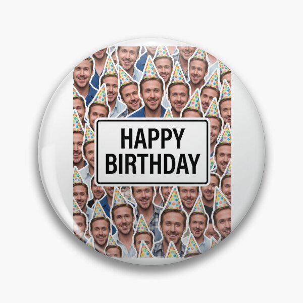Item preview, Ryan gosling birthday cutout funny prank meme gift weird designed and sold by CheeseBlueprint.