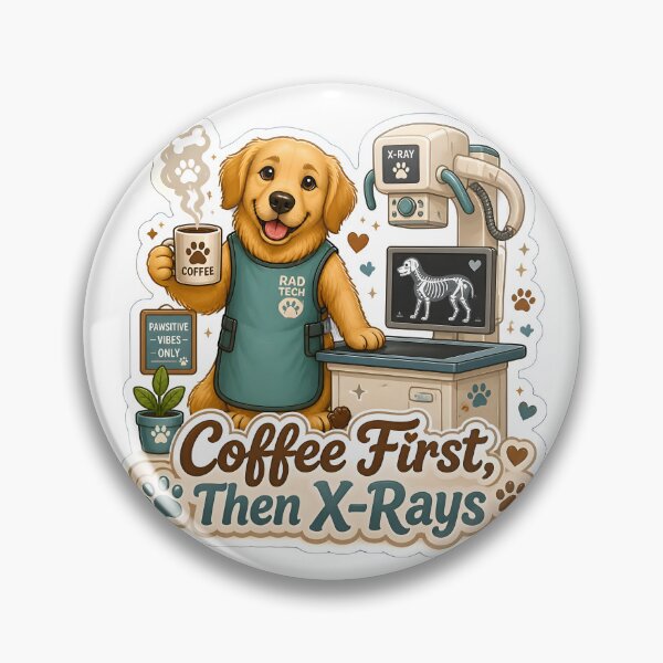 Item preview, Coffee First, Then X-Rays | Funny Veterinary Radiology Coffee Lover Gift designed and sold by Bettybee00.