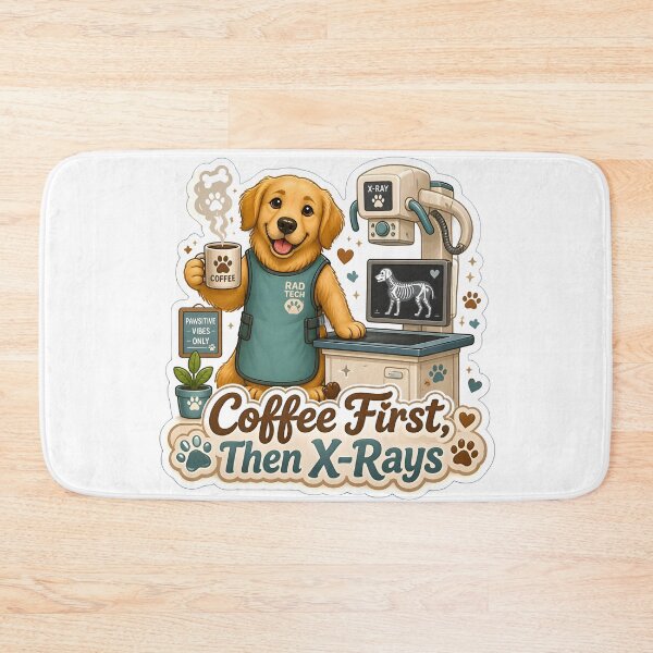 Item preview, Coffee First, Then X-Rays | Funny Veterinary Radiology Coffee Lover Gift designed and sold by Bettybee00.