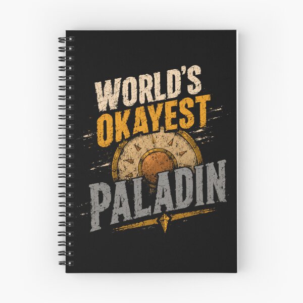 Item preview, World's Okayest Paladin Dungeons And Dragons Player RPG Gaming designed and sold by SkeletonsDanger.