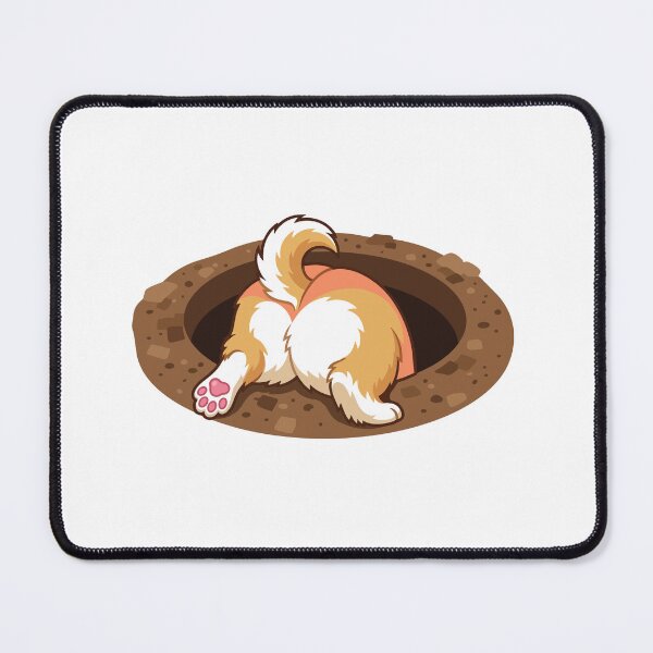 Item preview, Funny Corgi Butt Digging Dirt Hole Humor designed and sold by Arc2020.