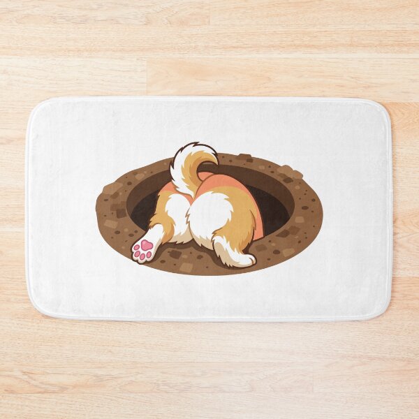 Item preview, Funny Corgi Butt Digging Dirt Hole Humor designed and sold by Arc2020.