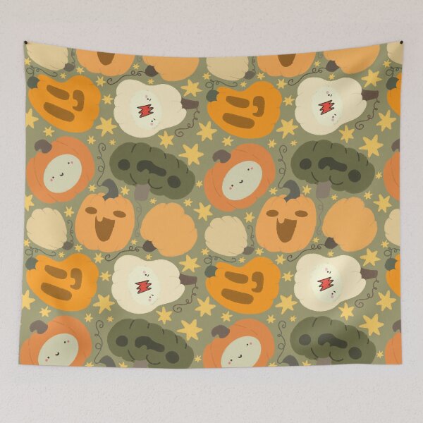 Item preview, Halloween Pumpking Seamless Pattern designed and sold by MiloverseOfficial.