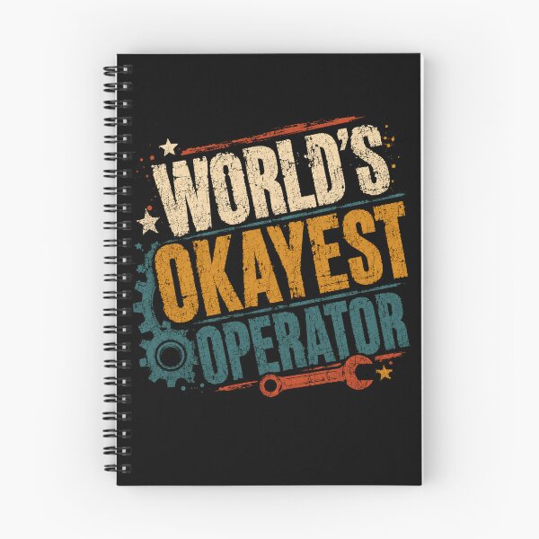 Item preview, World's Okayest Operator Professional Humor Gift designed and sold by SkeletonsDanger.
